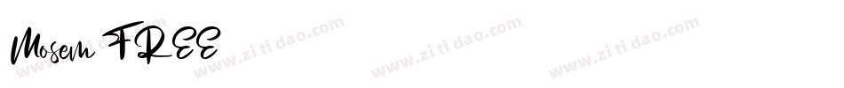 Mosem FREE字体转换